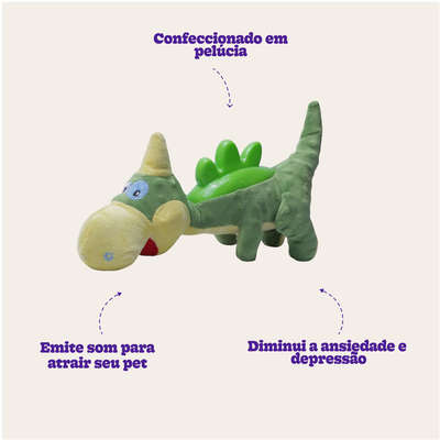 Brinquedo Chalesco Pelúcia Petdragon para Cães