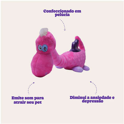Brinquedo Chalesco Pelúcia Dinopet para Cães
