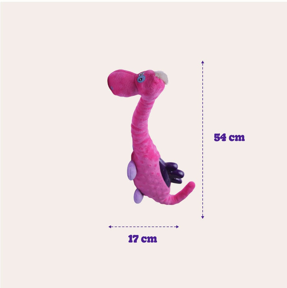 Brinquedo Chalesco Pelúcia Dinopet para Cães - Tam. Único