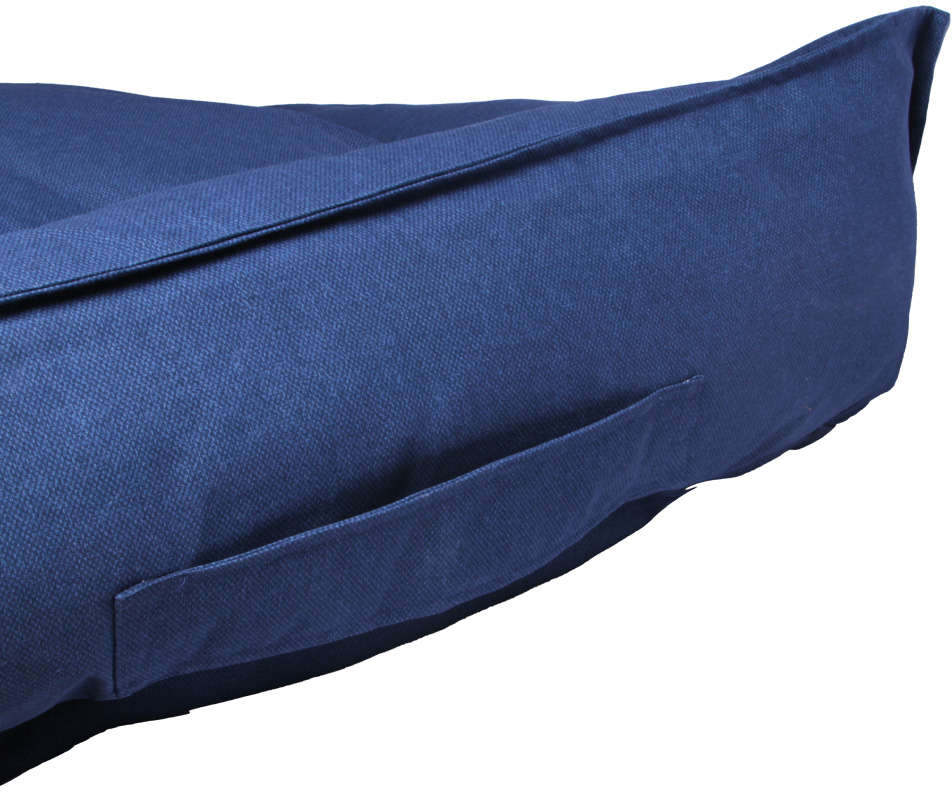 Cama Pacco Puppy King Ecotec Lisa Azul para Cães - Tam. Único