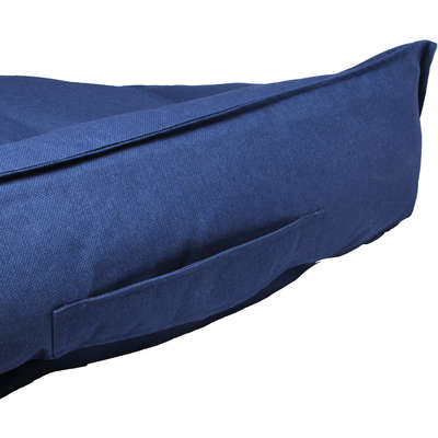 Cama Pacco Puppy King Ecotec Lisa Azul para Cães