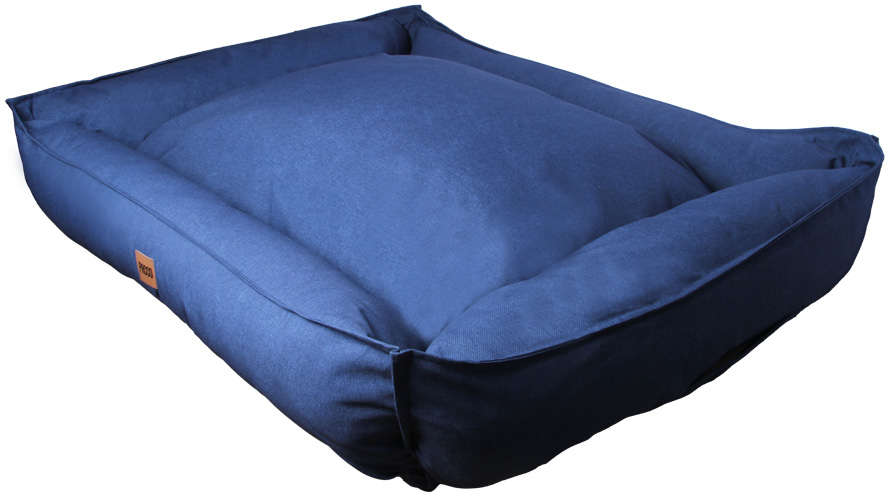 Cama Pacco Puppy King Ecotec Lisa Azul para Cães - Tam. Único