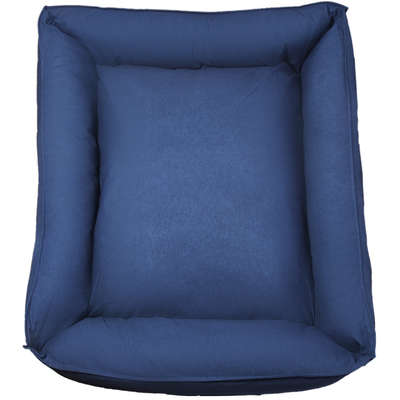 Cama Pacco Puppy King Ecotec Lisa Azul para Cães