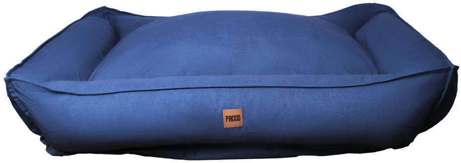 Cama Pacco Puppy King Ecotec Lisa Azul para Cães - Tam. Único