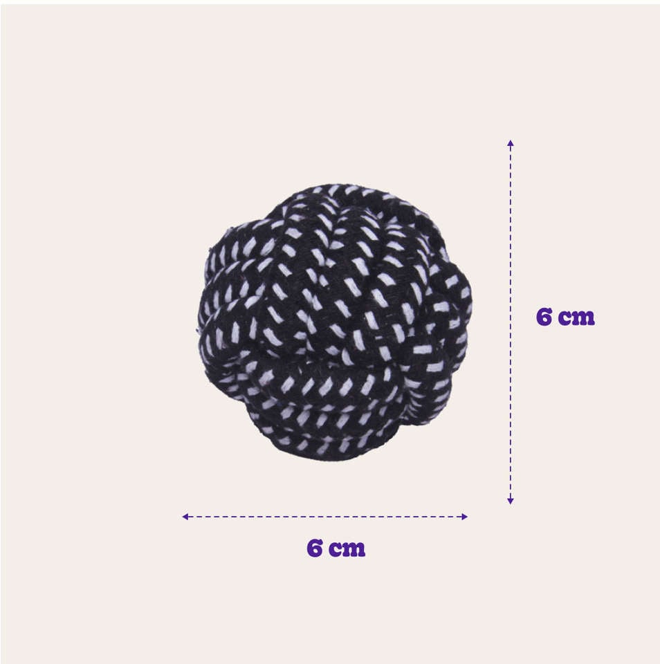 Brinquedo Mordedor Chalesco Rope Ball para Cães - Tam. Único