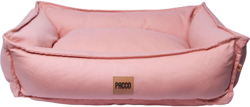 Cama Pacco Puppy Nature Rose 100% Algodão para Cães - Tam. EXG