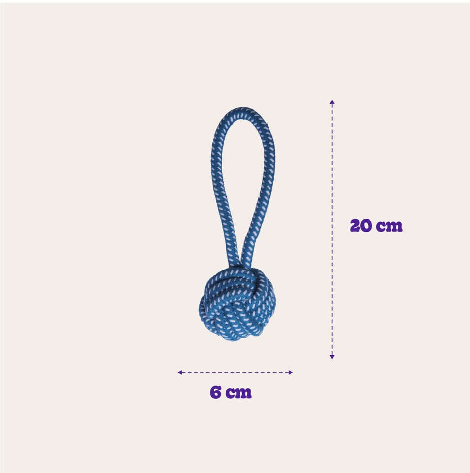 Brinquedo Mordedor Chalesco Rope Ball Plus para Cães - Tam. Único