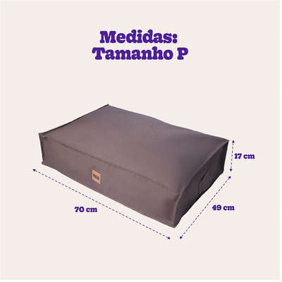 Cama Pacco Puppy Futon Ecotec Marrom para Cães