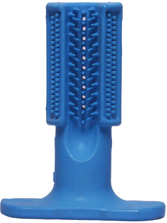 Escova Dental Truqys Pets Azul para Cães - Tam. G