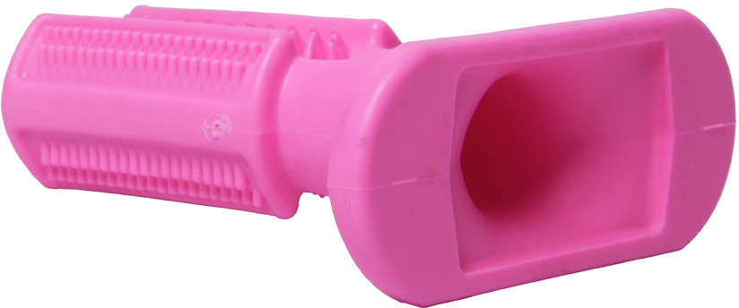 Escova Dental Truqys Pets Rosa para Cães - Tam. G