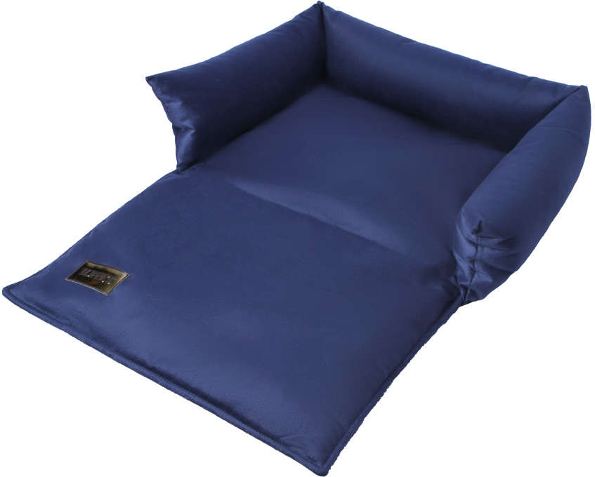 Cama Sofá Luppet Suede Marinho - Tam. Único