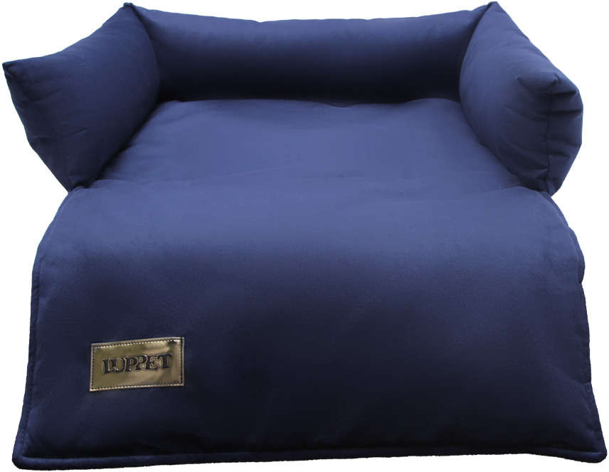 Cama Sofá Luppet Suede Marinho - Tam. Único