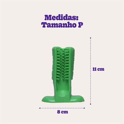 Escova Dental Truqys Pets Verde para Cães