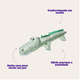 Brinquedo Jambo Mordedor Pelúcia Jacaré Long Verde