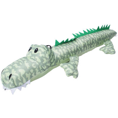 Brinquedo Jambo Mordedor Pelúcia Jacaré Long Verde