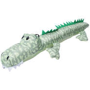 Brinquedo Jambo Mordedor Pelúcia Jacaré Long Verde - Tam. G
