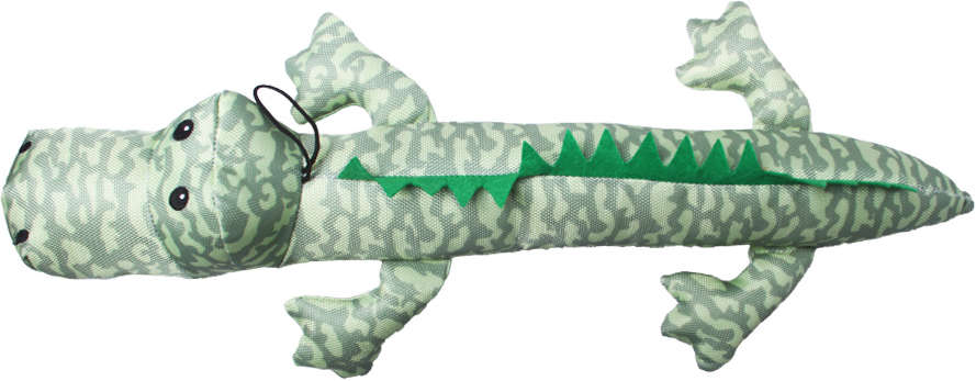 Brinquedo Jambo Mordedor Pelúcia Jacaré Long Verde - Tam. GG