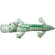 Brinquedo Jambo Mordedor Pelúcia Jacaré Long Verde
