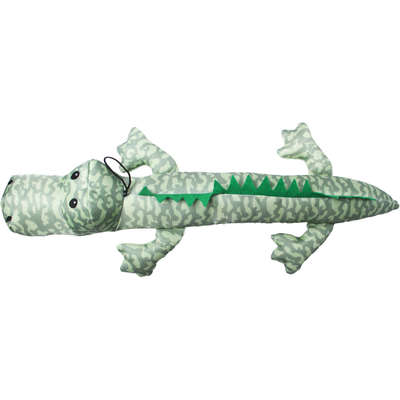 Brinquedo Jambo Mordedor Pelúcia Jacaré Long Verde