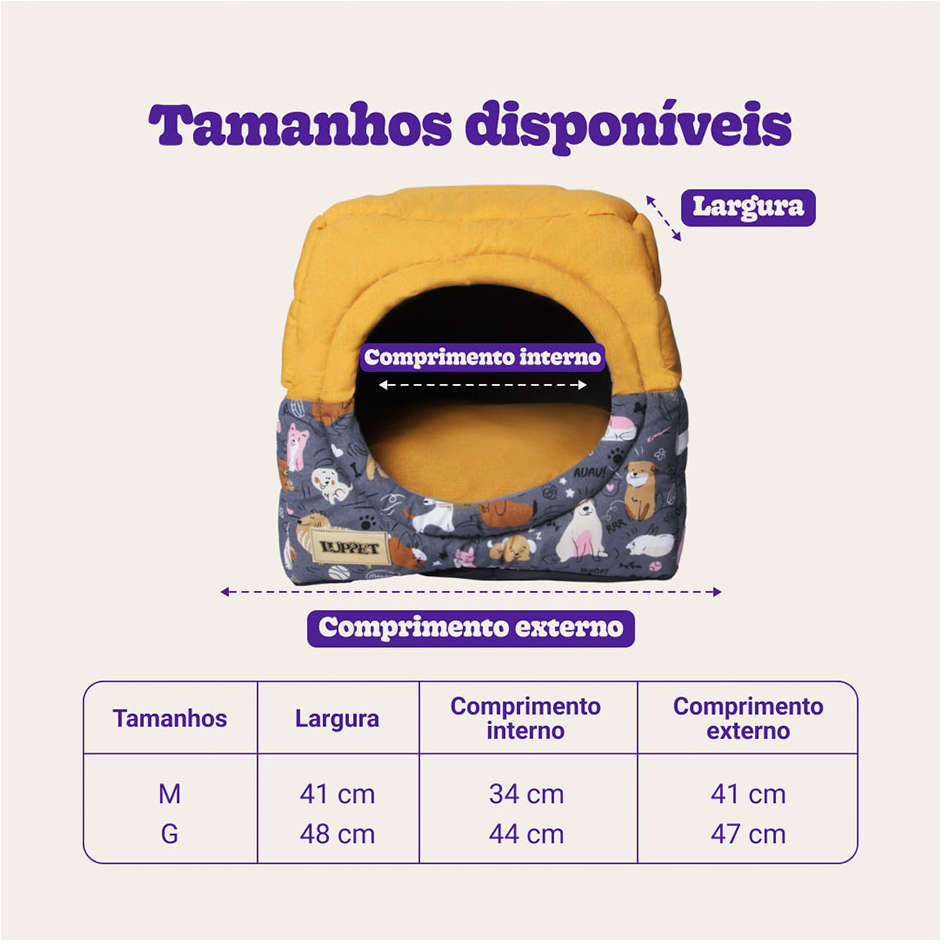 Toca Iglu Luppet Impermeavel Eco Mostarda - Tam. G