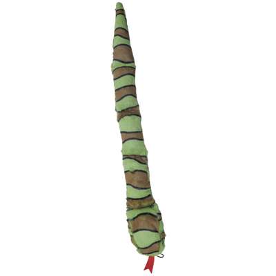 Brinquedo Jambo Mordedor Pelúcia Big Cobra Sound Verde e Azul