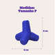 Brinquedo Mordedor Pet Games 4 Dogs Nylon Azul