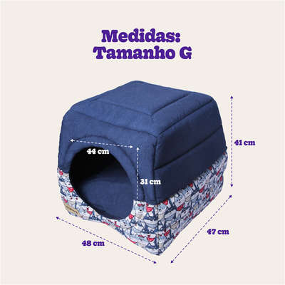 Toca Iglu Luppet Impermeavel Eco Azul
