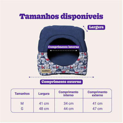 Toca Iglu Luppet Impermeavel Eco Azul