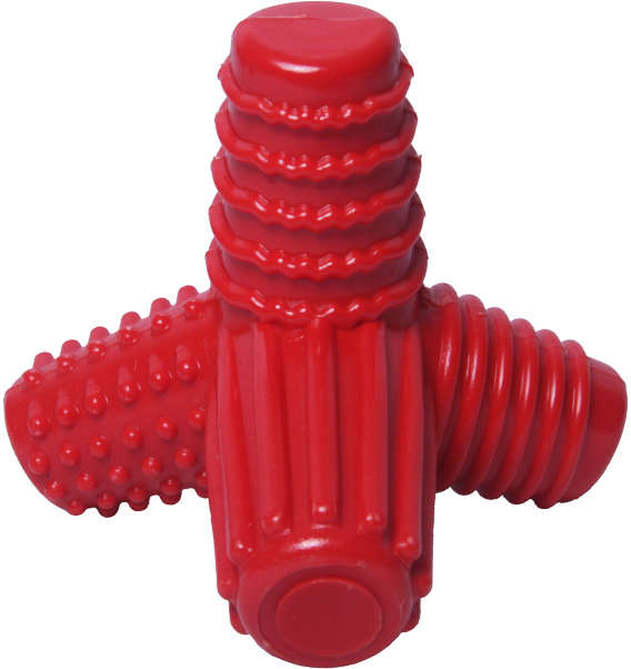 Brinquedo Mordedor Pet Games 4 Dogs Nylon Vermelho - Tam. M