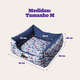 Cama Luppet Quadrada Impermeavel Eco Azul