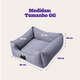 Cama Luppet Quadrada Trancoso Cinza