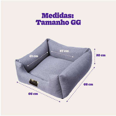 Cama Luppet Quadrada Trancoso Cinza
