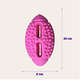 Brinquedo Pet Play Bola de Futebol Americano Rosa