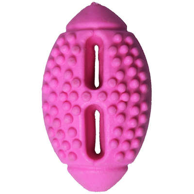 Brinquedo Pet Play Bola de Futebol Americano Rosa
