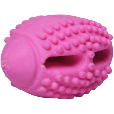 Brinquedo Pet Play Bola de Futebol Americano Rosa
