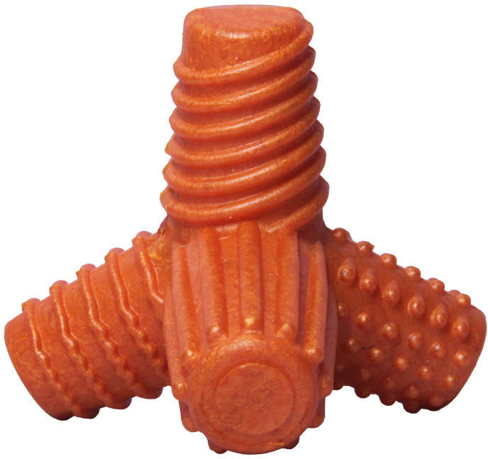 Brinquedo Mordedor Pet Games 4 Dogs Soft Laranja - Tam. M