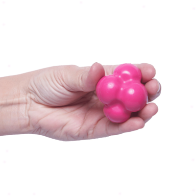 Brinquedo Bola Maciça Átomo 6 em 1 Pink para Cães