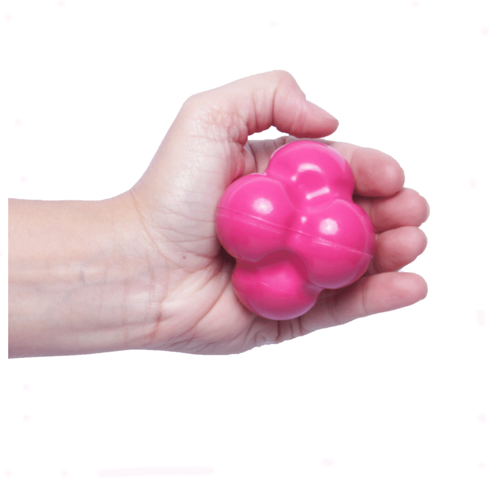 Brinquedo Bola Maciça Átomo 6 em 1 Pink para Cães - Tam. M