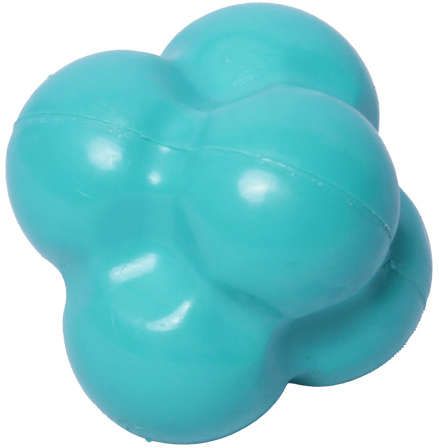 Brinquedo Bola Maciça Átomo 6 em 1 Verde Água para Cães - Tam. P