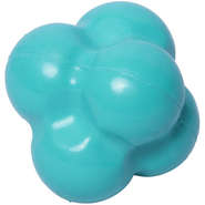 Brinquedo Bola Maciça Átomo 6 em 1 Verde Água para Cães - Tam. G