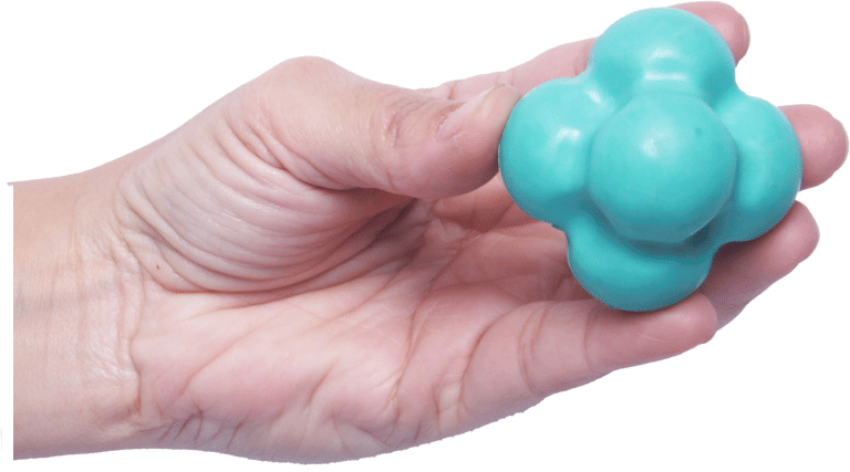 Brinquedo Bola Maciça Átomo 6 em 1 Verde Água para Cães - Tam. P