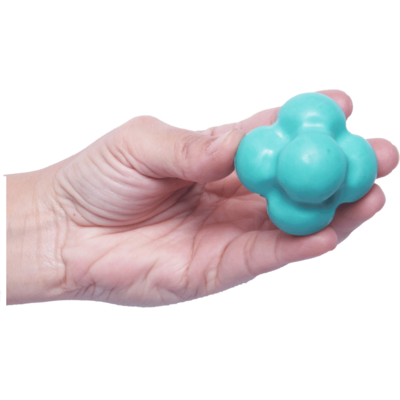 Brinquedo Bola Maciça Átomo 6 em 1 Verde Água para Cães
