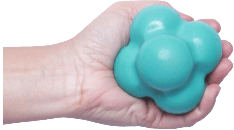 Brinquedo Bola Maciça Átomo 6 em 1 Verde Água para Cães - Tam. G