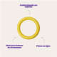 Brinquedo Jambo Mordedor Anel Ring Strong Amarelo