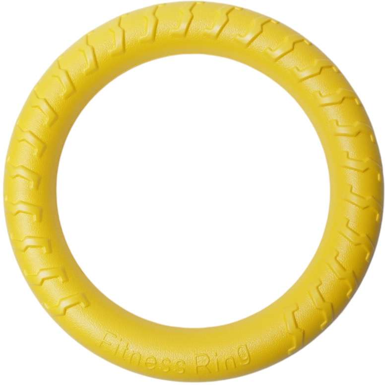 Brinquedo Jambo Mordedor Anel Ring Strong Amarelo - Tam. Único