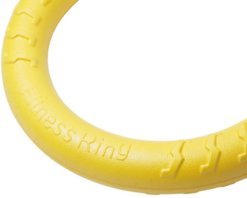 Brinquedo Jambo Mordedor Anel Ring Strong Amarelo - Tam. Único