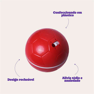 Brinquedo Amicus Crazy Ball Vermelho para Cães
