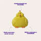 Brinquedo Galinha Dourada Textures para Cães