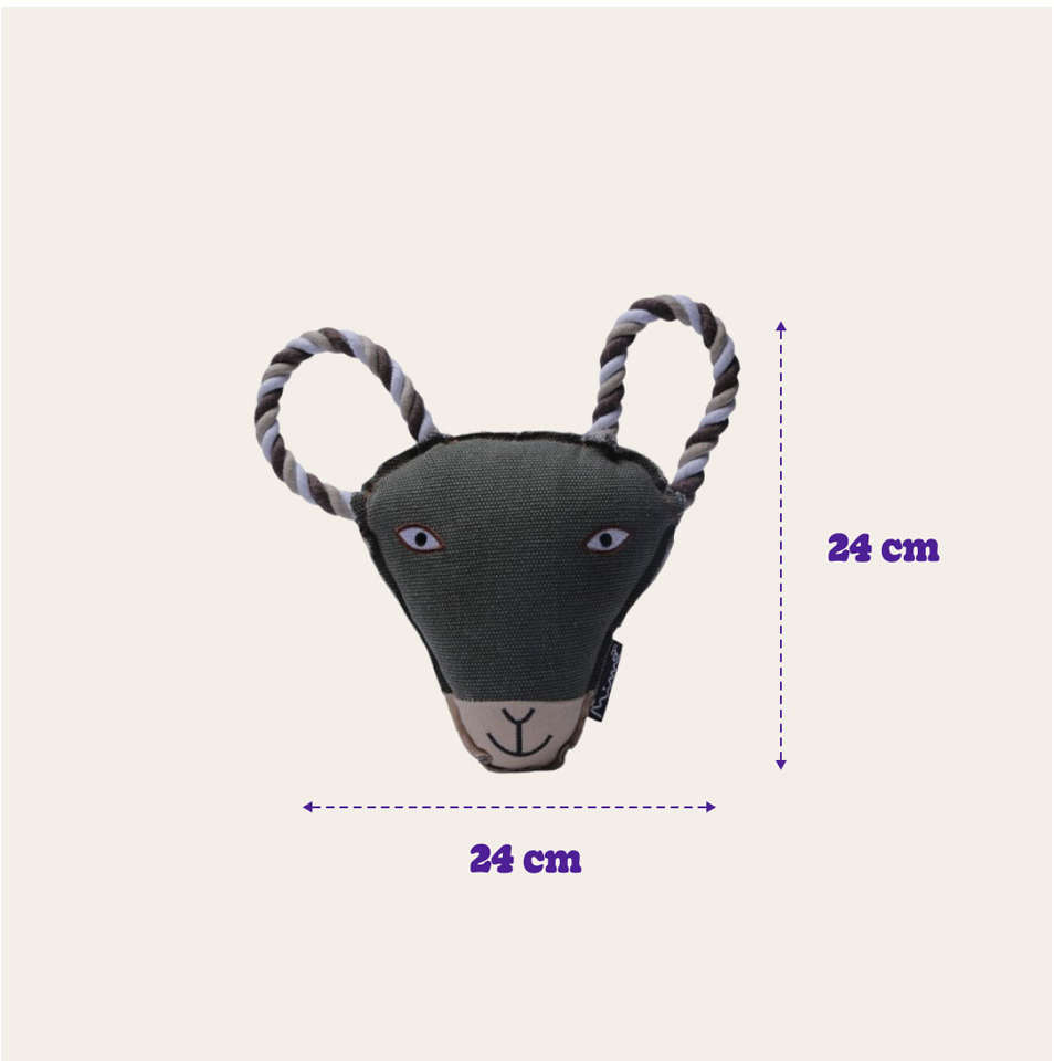 Brinquedo Canvas Cabra para Cães - Tam. Único