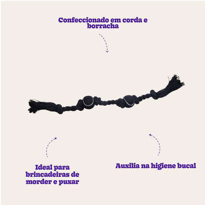 Brinquedo Dental Bola de Tênis Extraforte para Cães